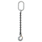 12 inch x 10 foot Crosby Single Leg Chain Sling w Sling Hook Grade 100 image 1 of 2