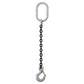12 inch x 16 foot Crosby Single Leg Chain Sling w Sling Hook Grade 100 image 1 of 2