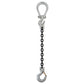 12 inch x 5 foot Crosby Adjustable Single Leg Chain Sling w Sling Hook Grade 100 image 1 of 2
