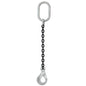 12 inch x 18 foot Crosby Single Leg Chain Sling w SelfLocking Hook Grade 100 image 1 of 2