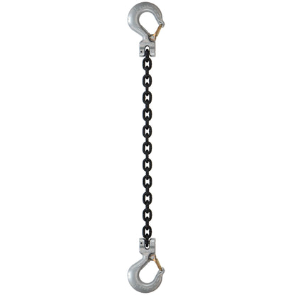 932 inch x 14 foot Crosby Single Leg Chain Sling w Sling & Sling Hooks Grade 100 image 1 of 2