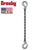 516 inch x 12 foot Crosby Single Leg Chain Sling w Sling & Sling Hooks Grade 100 image 2 of 2