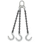 58 inch x 5 foot Crosby 3 Leg Chain Sling w Foundry Hooks Grade 100 image 1 of 2