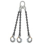 12 inch x 18 foot Crosby 3 Leg Chain Sling w Sling Hooks Grade 100 image 1 of 2