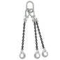 12 inch x 20 foot Crosby Adjustable 3 Leg Chain Sling w SelfLocking Hooks Grade 100 image 1 of 2