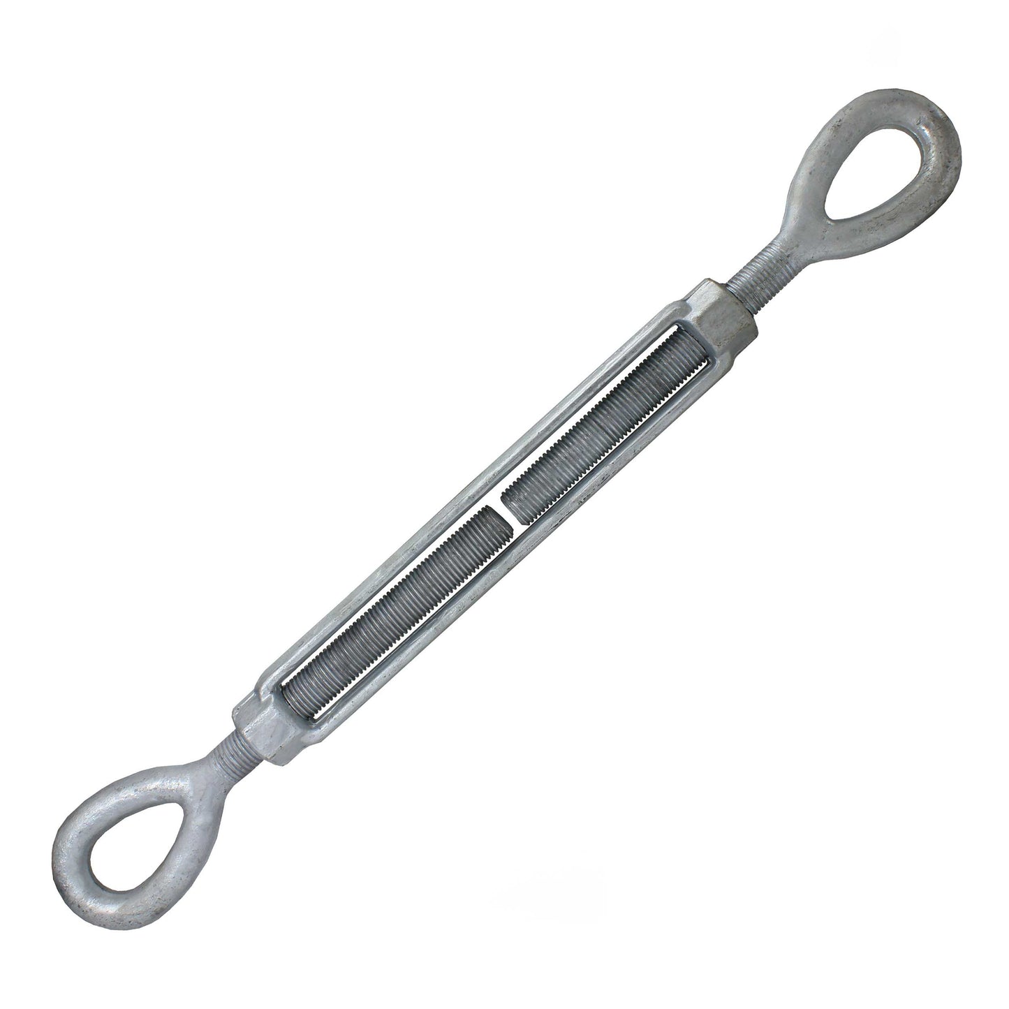 12 inch x 6 inch Crosby&reg Eye & Eye Galvanized Turnbuckle HG226 image 1 of 2