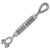 112 inch x 12 inch Crosby Jaw & Eye Galvanized Turnbuckle HG227 image 1 of 2