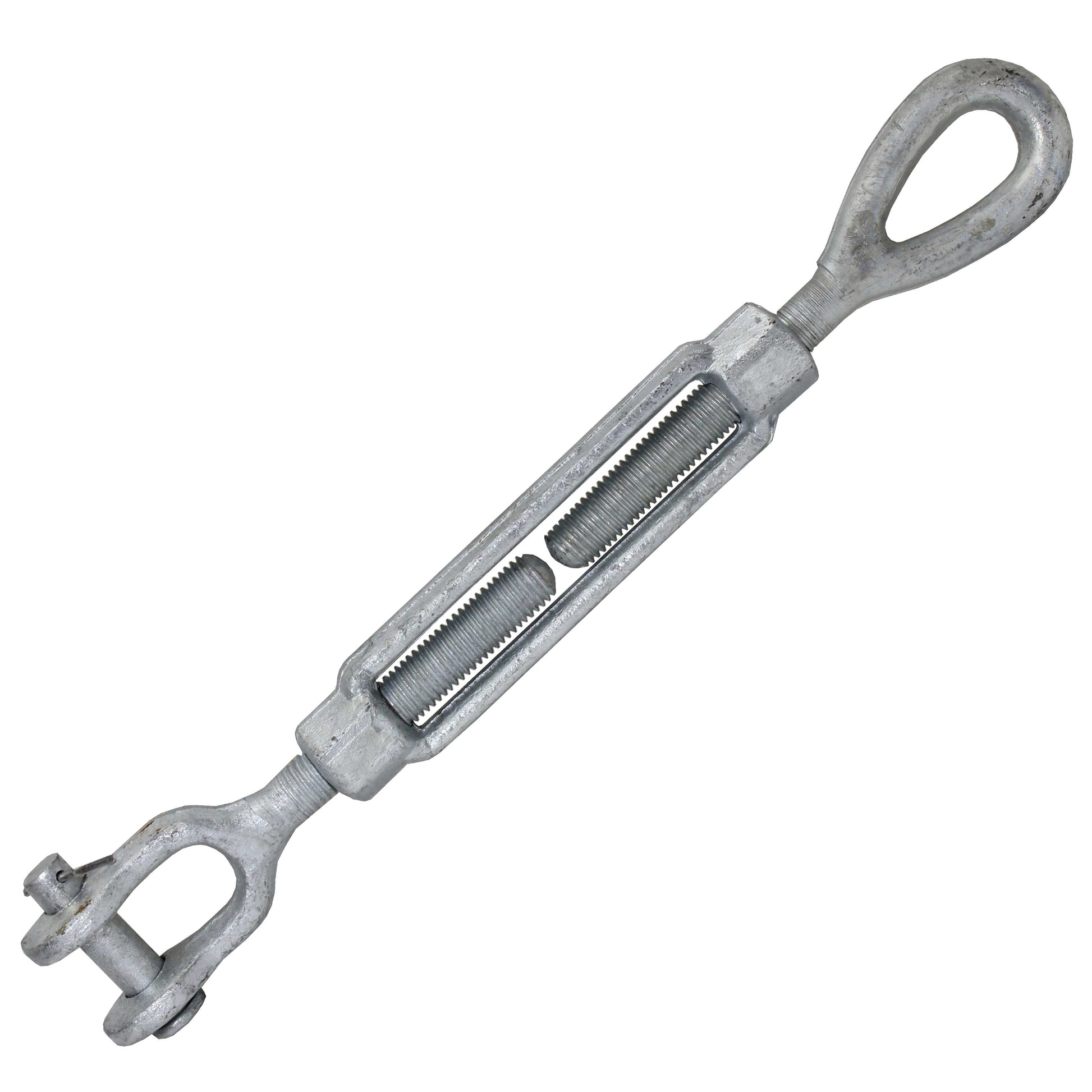 112 inch x 18 inch Crosby Jaw & Eye Galvanized Turnbuckle HG227 image 1 of 2