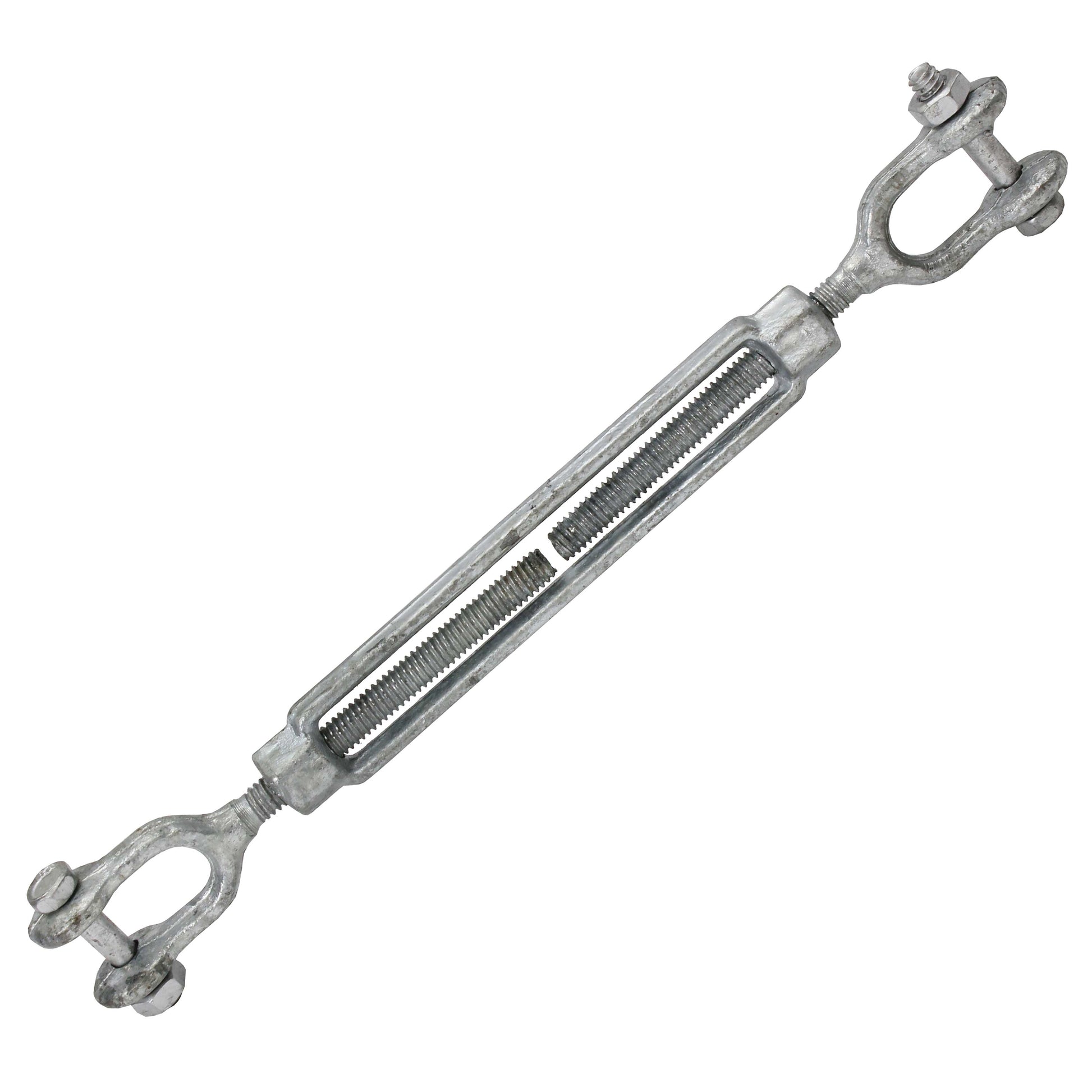 12 inch x 6 inch Crosby Jaw & Jaw Galvanized Turnbuckle HG228 image 1 of 2