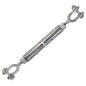 14 inch x 4 inch Crosby Jaw & Jaw Galvanized Turnbuckle HG228 image 1 of 2