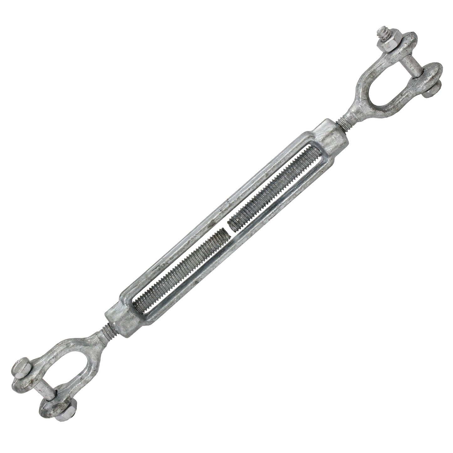 58 inch x 6 inch Crosby Jaw & Jaw Galvanized Turnbuckle HG228 image 1 of 2