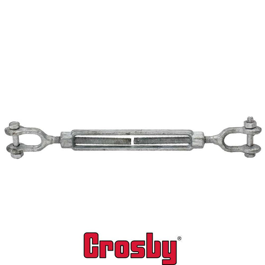 14 inch x 4 inch Crosby Jaw & Jaw Galvanized Turnbuckle HG228 image 2 of 2