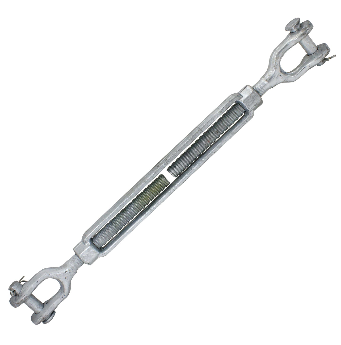 1 inch x 24 inch Crosby Jaw & Jaw Galvanized Turnbuckle HG228 image 1 of 2