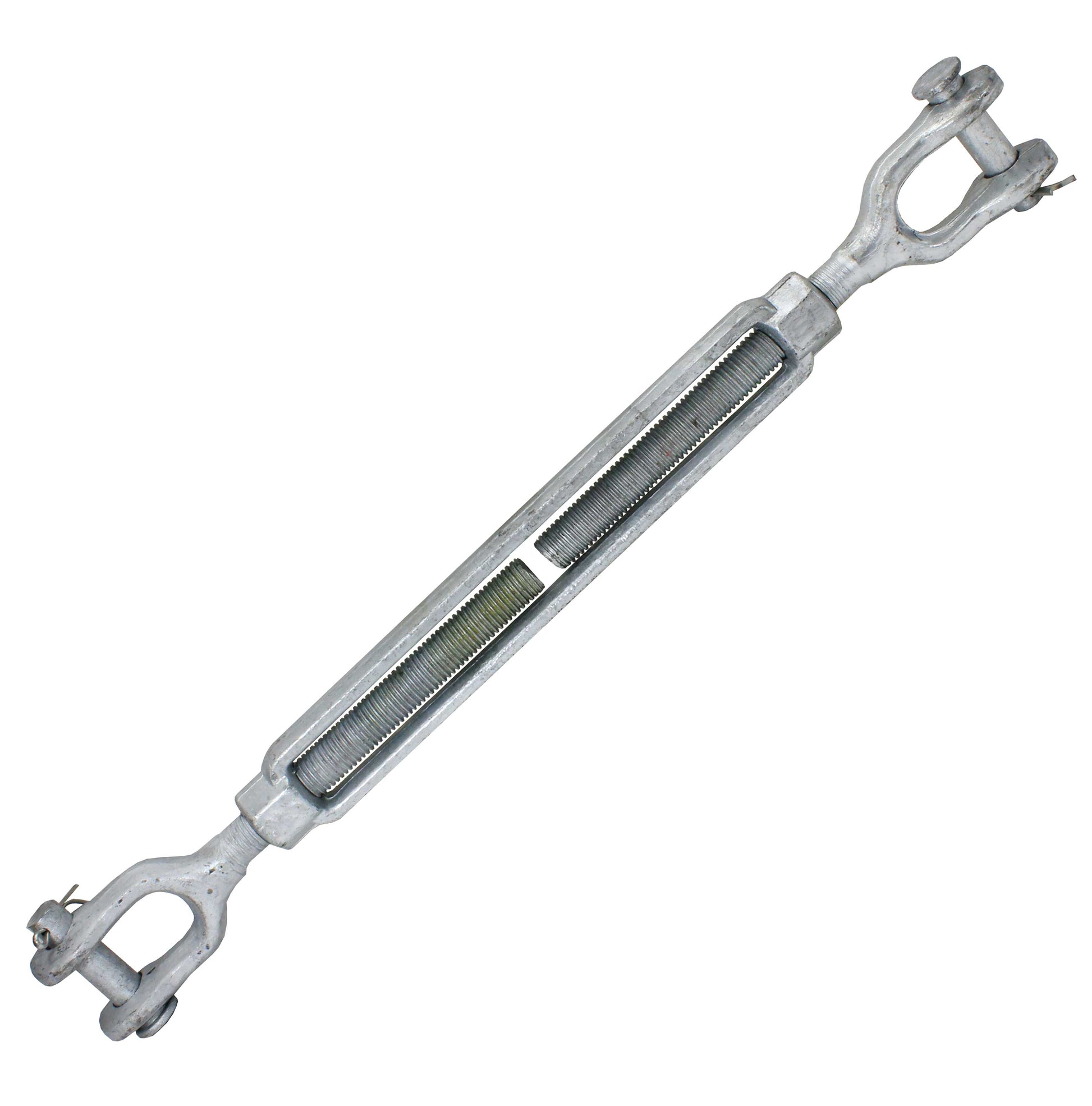 1 inch x 18 inch Crosby Jaw & Jaw Galvanized Turnbuckle HG228 image 1 of 2