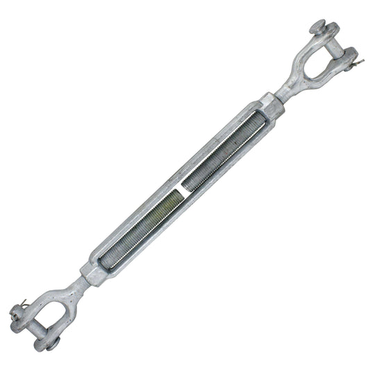 234 inch x 24 inch Crosby Jaw & Jaw Galvanized Turnbuckle HG228 image 1 of 2