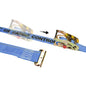 2 inch x 20 foot Blue Sliding E Track Ratchet Strap w Spring EFittings image 1 of 9