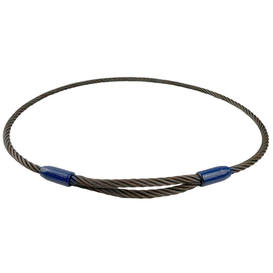 118 inch x 18 foot Mechanical Splice Grommet Wire Rope Sling image 2 of 4