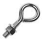 12 inch x 4 inch Stainless Steel Type 316 NonWelded Eye Bolt image 1 of 2