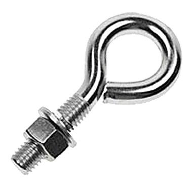 12 inch x 2 inch Stainless Steel Type 316 NonWelded Eye Bolt image 1 of 2