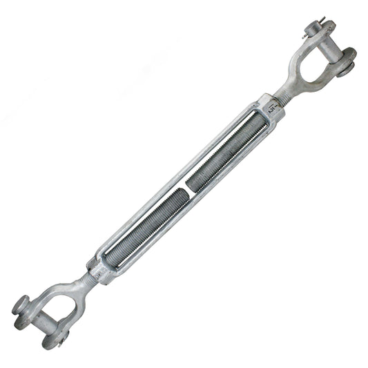 Galvanized Turnbuckle Import Jaw & Jaw 112 inch x 18 inch image 1 of 3