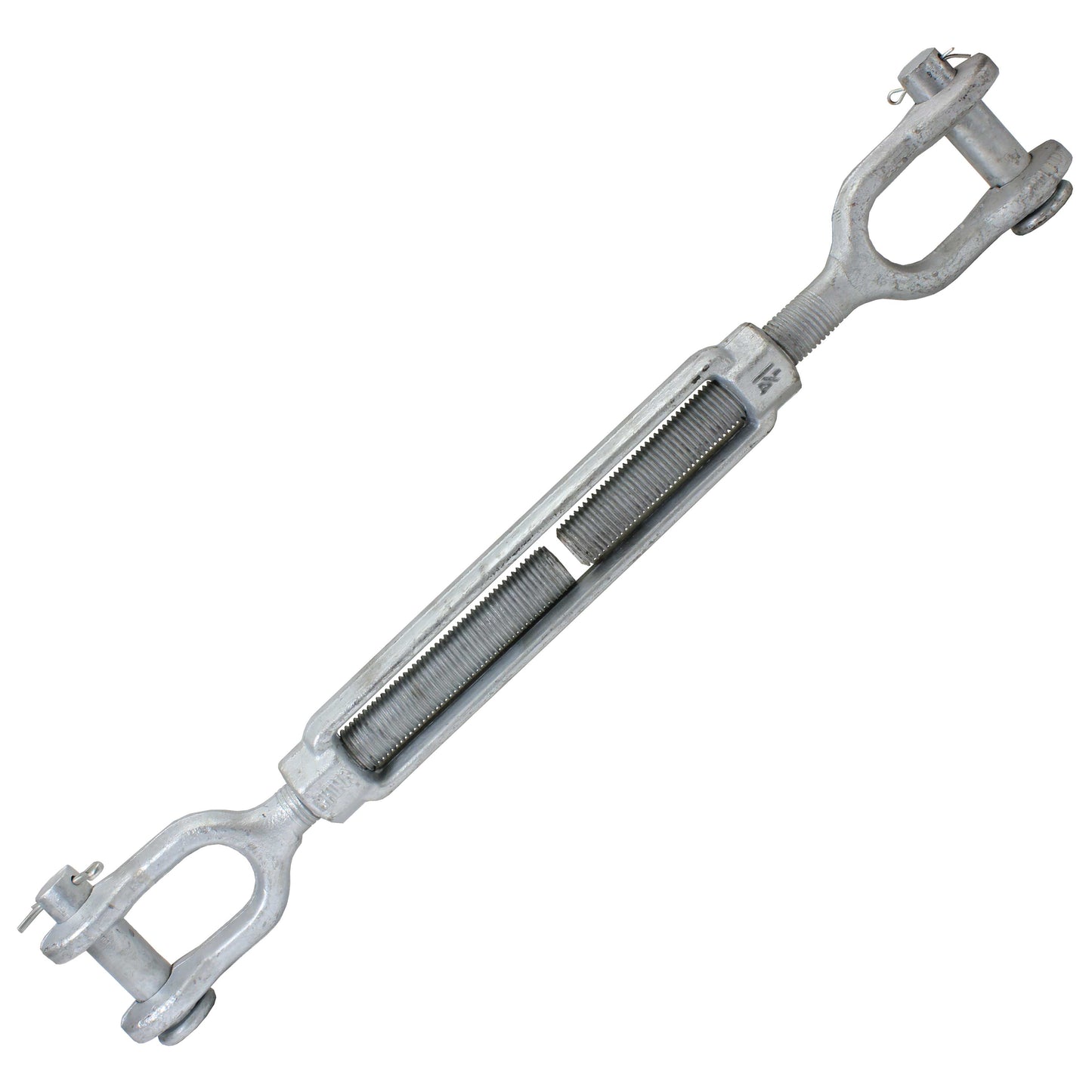 Galvanized Turnbuckle Import Jaw & Jaw 114 inch x 12 inch image 1 of 3