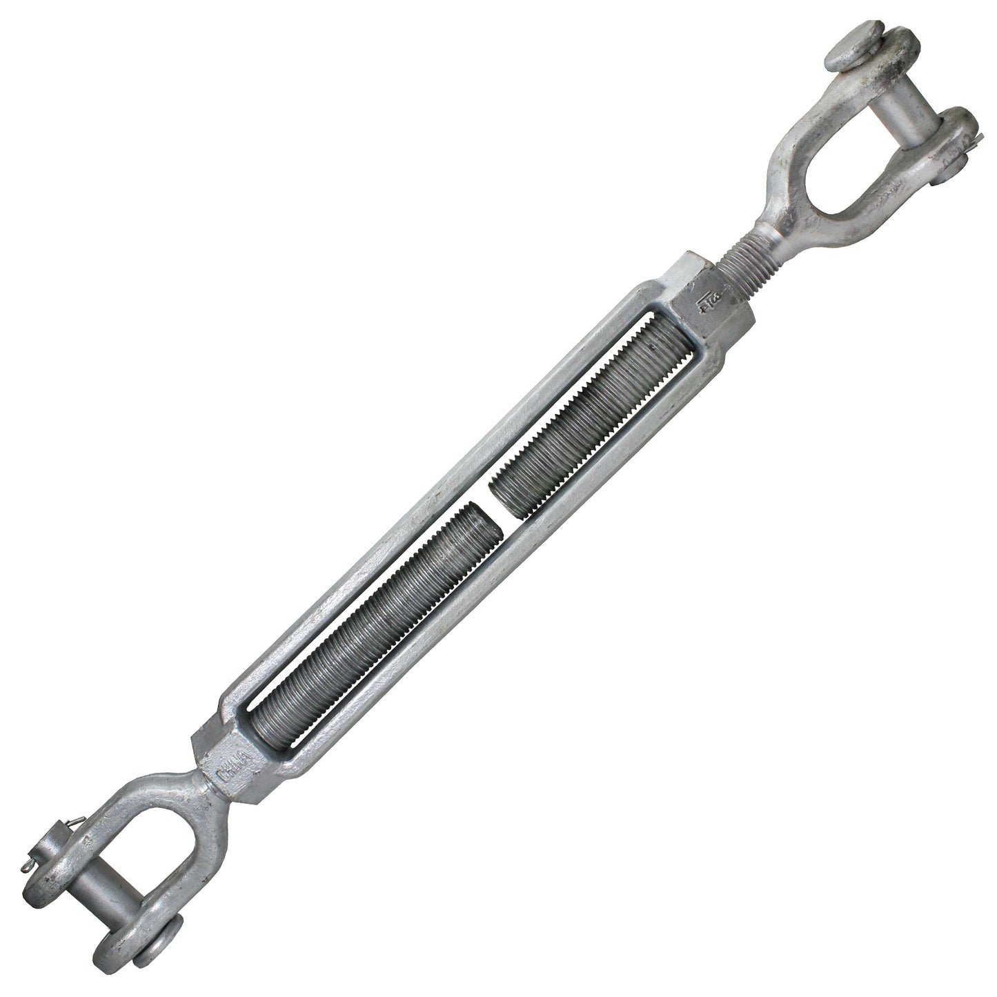Galvanized Turnbuckle Import Jaw & Jaw 134 inch x 18 inch image 1 of 3