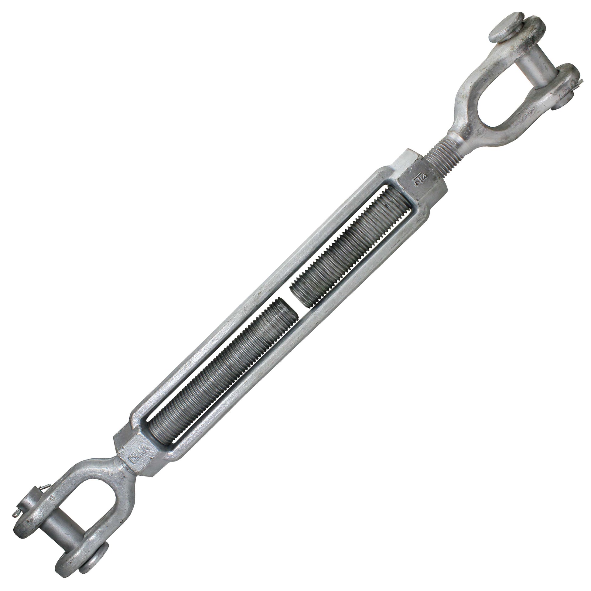 Galvanized Turnbuckle Import Jaw & Jaw 134 inch x 18 inch image 1 of 3