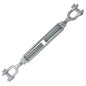 Galvanized Turnbuckle Import Jaw & Jaw 1 inch x 12 image 1 of 3
