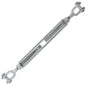Galvanized Turnbuckle Import Jaw & Jaw 1 inch x 18 inch image 1 of 3