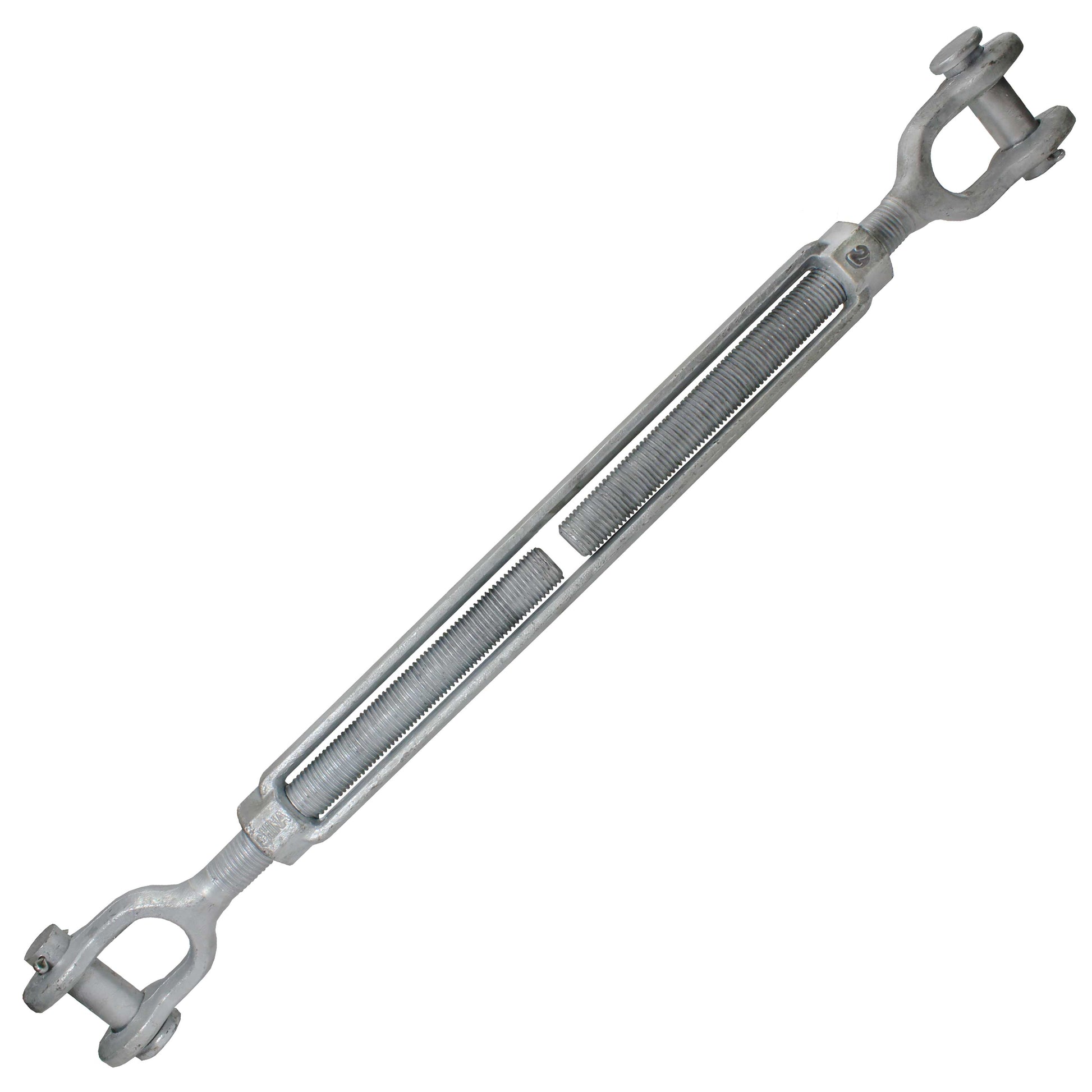 Galvanized Turnbuckle Import Jaw & Jaw 2 inch x 24 inch image 1 of 3