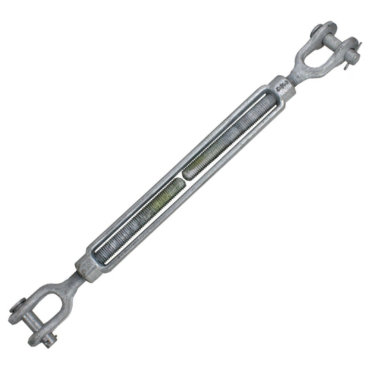 Galvanized Turnbuckle Import Jaw & Jaw 34 inch x 12 inch image 1 of 3