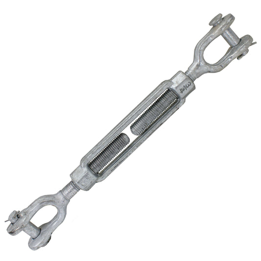 Galvanized Turnbuckle Import Jaw & Jaw 34 inch x 6 inch image 1 of 3