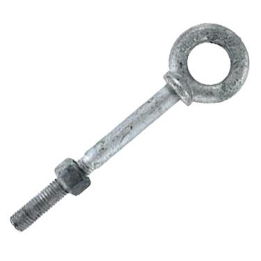 12 inch x 314 inch Galvanized Shoulder Eye Bolt Import image 1 of 2