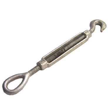 Galvanized Turnbuckle Import Hook & Eye 58 inch x 9 inch image 1 of 3