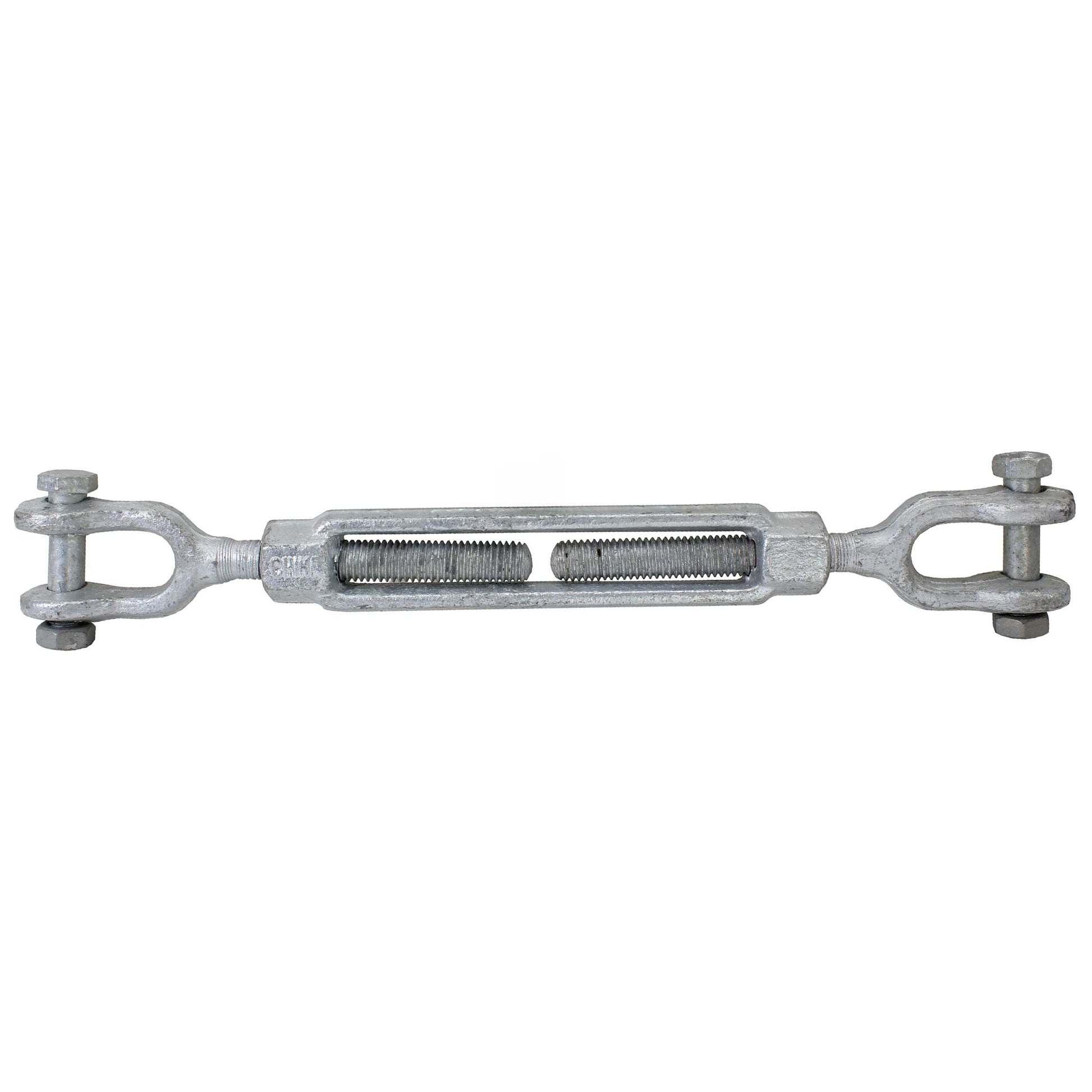 Galvanized Turnbuckle Import Jaw & Jaw 58 inch x 6 inch image 3 of 3