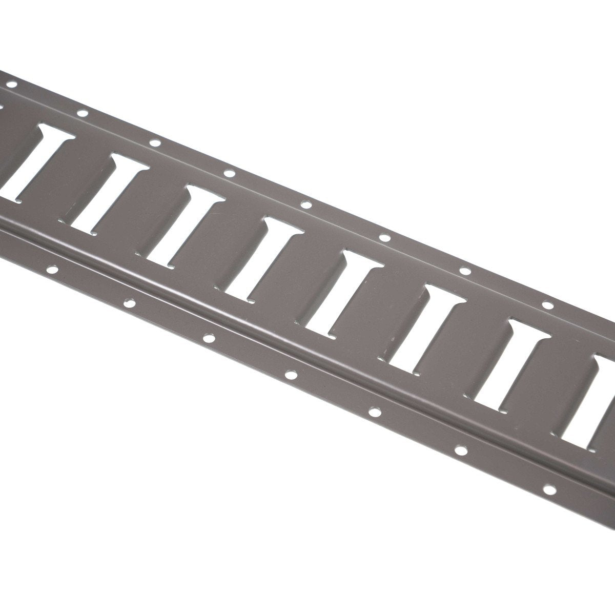 8' Horizontal E-Track Gray Painted