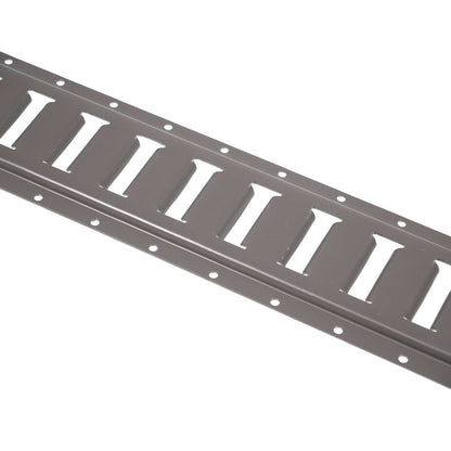 8' Horizontal E-Track Gray Painted