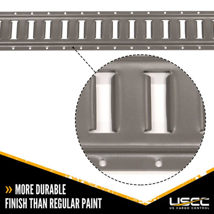 10' Horizontal E-Track Gray Painted
