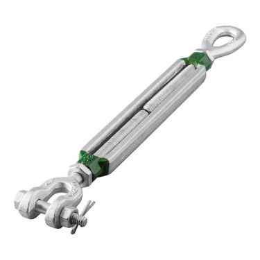 1 inch x 24 inch Van Beest Jaw & Eye Galvanized Turnbuckle G6315 image 1 of 2