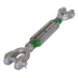 1 inch x 18 inch Van Beest Jaw & Jaw (wCotter Pin) Galvanized Turnbuckle G6313 image 1 of 2
