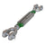1 inch x 24 inch Van Beest Jaw & Jaw (wCotter Pin) Galvanized Turnbuckle G6313 image 1 of 2
