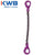 12 inch x 5 foot Single Leg Chain Sling w SelfLocking & SelfLocking Hooks Grade 100 image 2 of 2