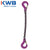 34 inch x 3 foot Single Leg Chain Sling w Sling & Sling Hooks Grade 100 image 2 of 2