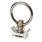 Single Stud Fitting w Round Ring Stainless Steel image 1 of 9