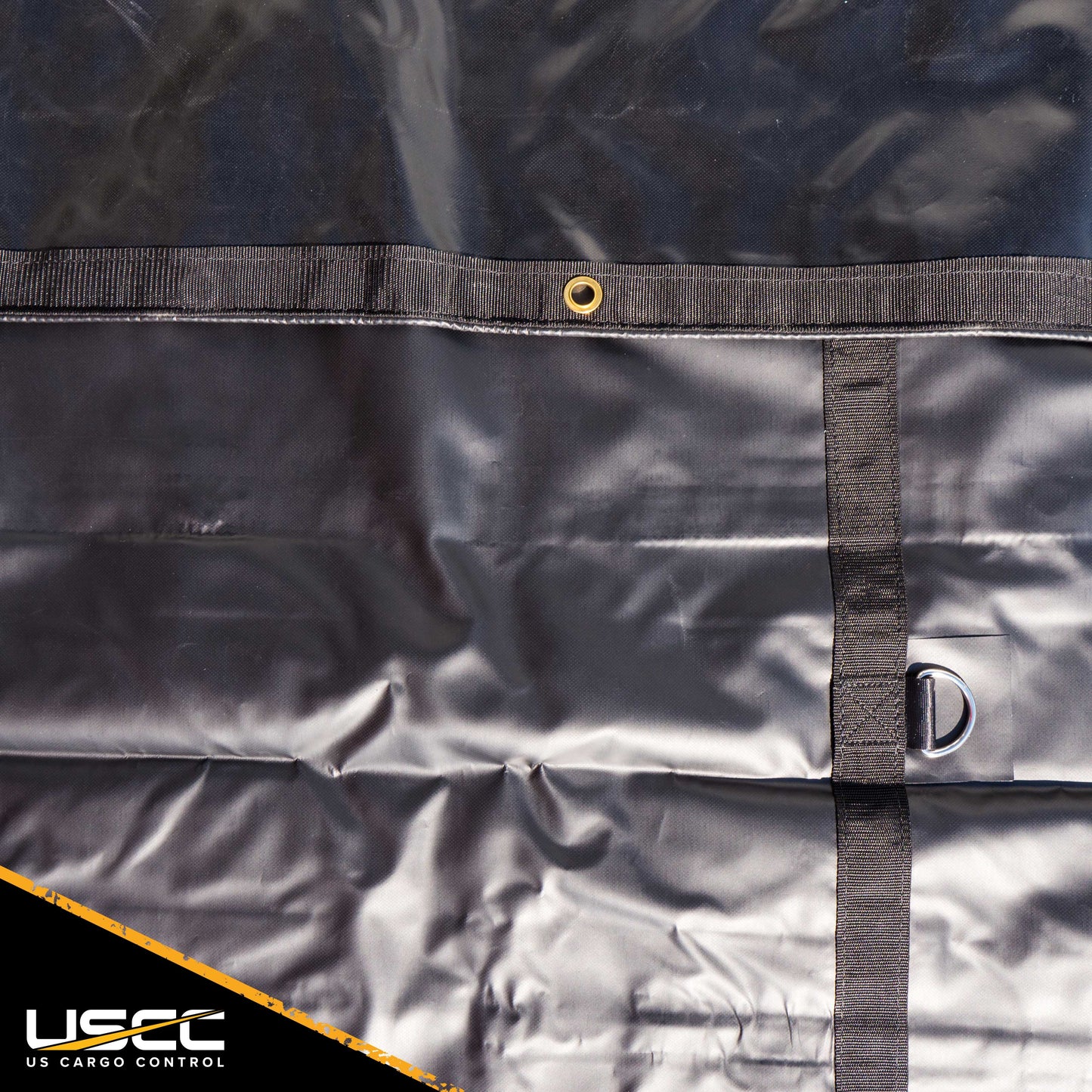 Lightweight Machinery Tarp 30 foot X 30 foot 14 Oz Black Tarp image 7 of 9