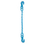 1/2" x 3' - Pewag Single Leg Chain Sling w/ Grab & Grab Hooks - Grade 120
