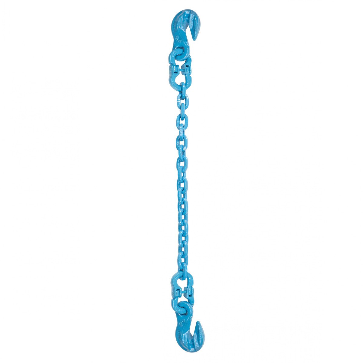 1/2" x 10' - Pewag Single Leg Chain Sling w/ Grab & Grab Hooks - Grade 120