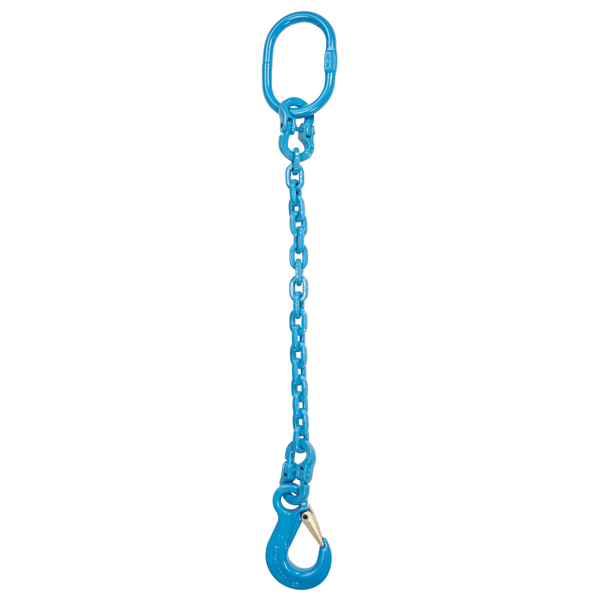 12 inch x 10 foot Pewag Single Leg Chain Sling w Sling Hook Grade 120 image 1 of 2