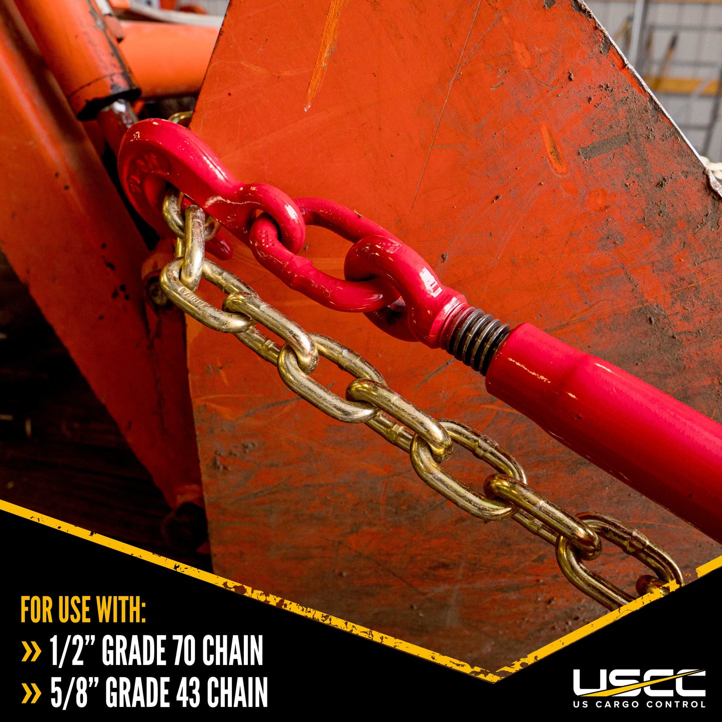 Ratchet Chain Binder 12 inch 58 inch (2 pack) image 5 of 9