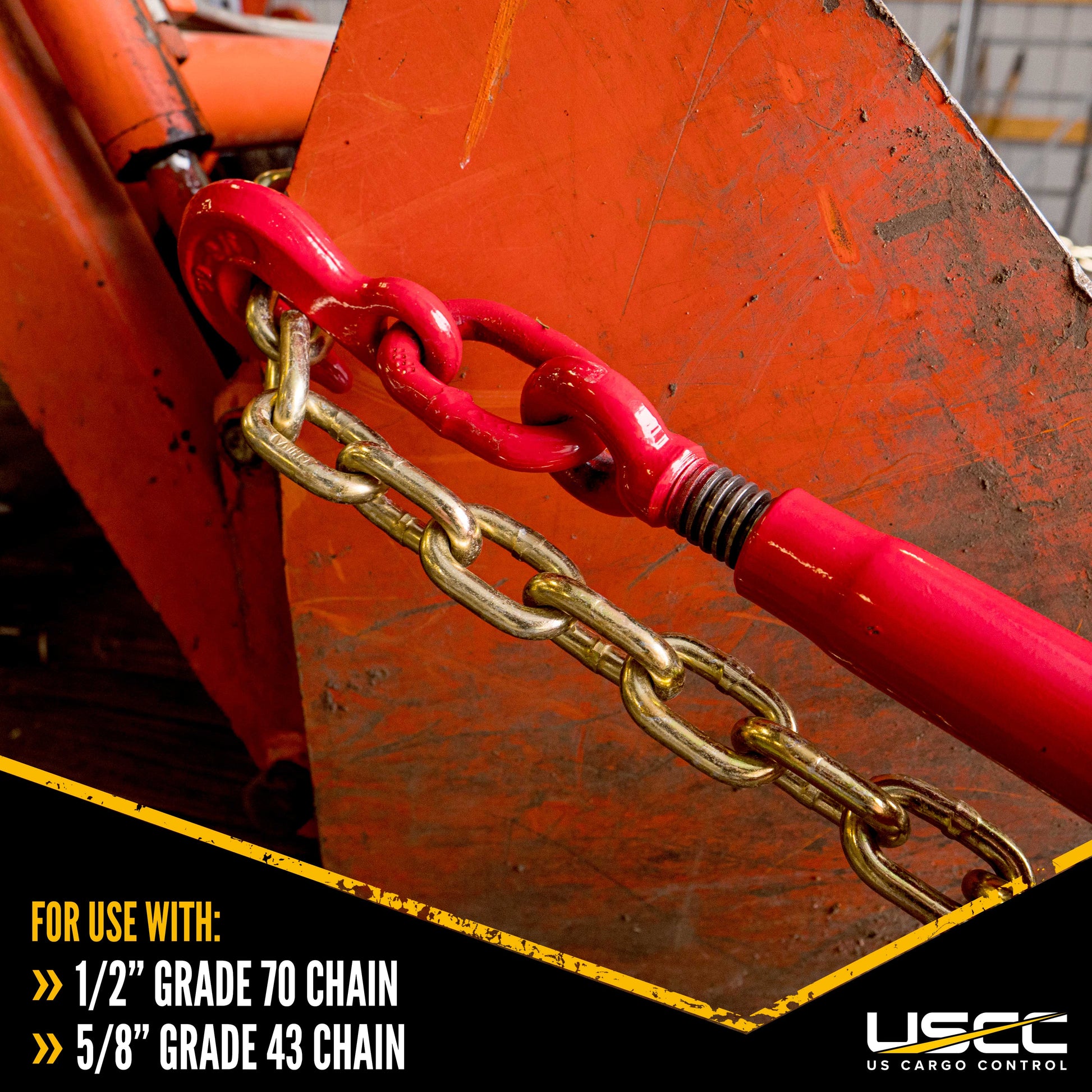 Ratchet Chain Binder 12 inch 58 inch (2 pack) image 5 of 9